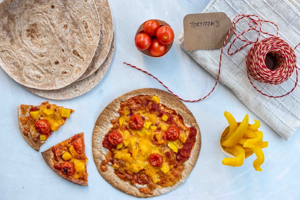 Tortizza (tortilla wrap pizza)