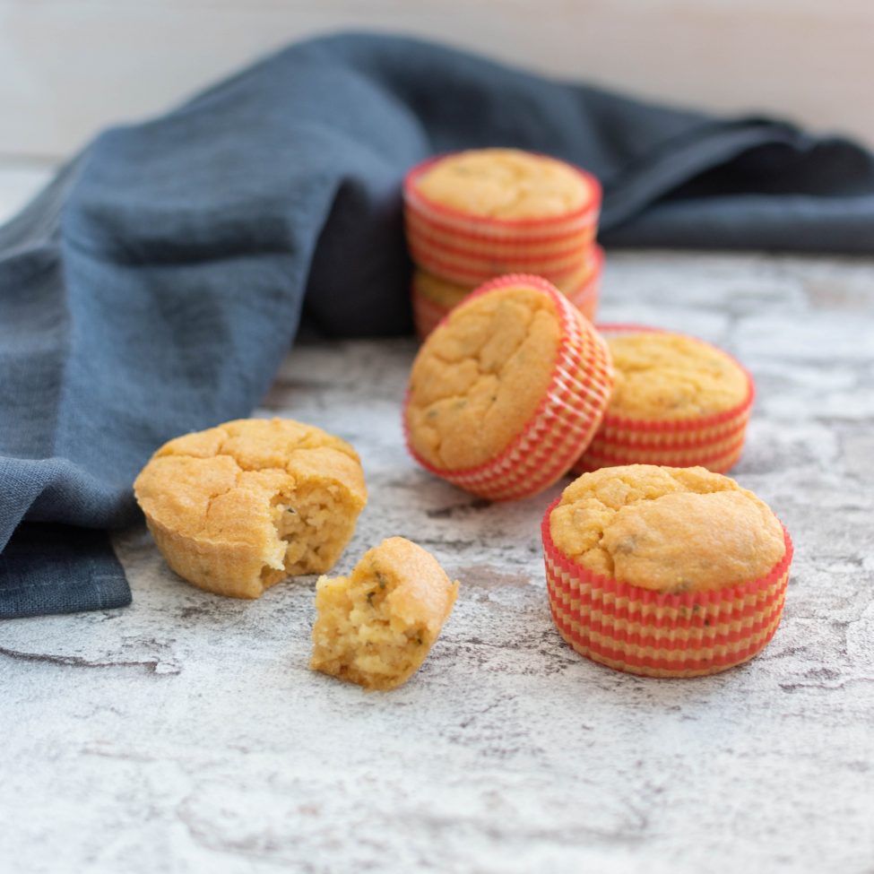 Amerikaanse cornbread muffins (glutenvrij en vegan)