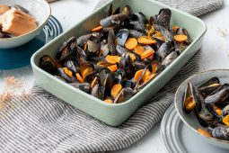 Mosselen uit de oven (makkelijke mosselen met kruidenboter)