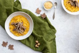 Herfstrisotto met romige pompoen